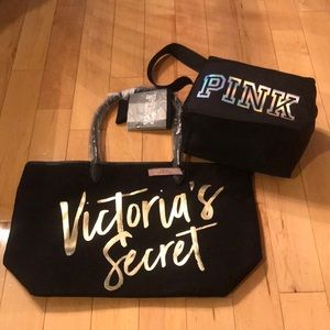 Victoria secret tote bag and cooler